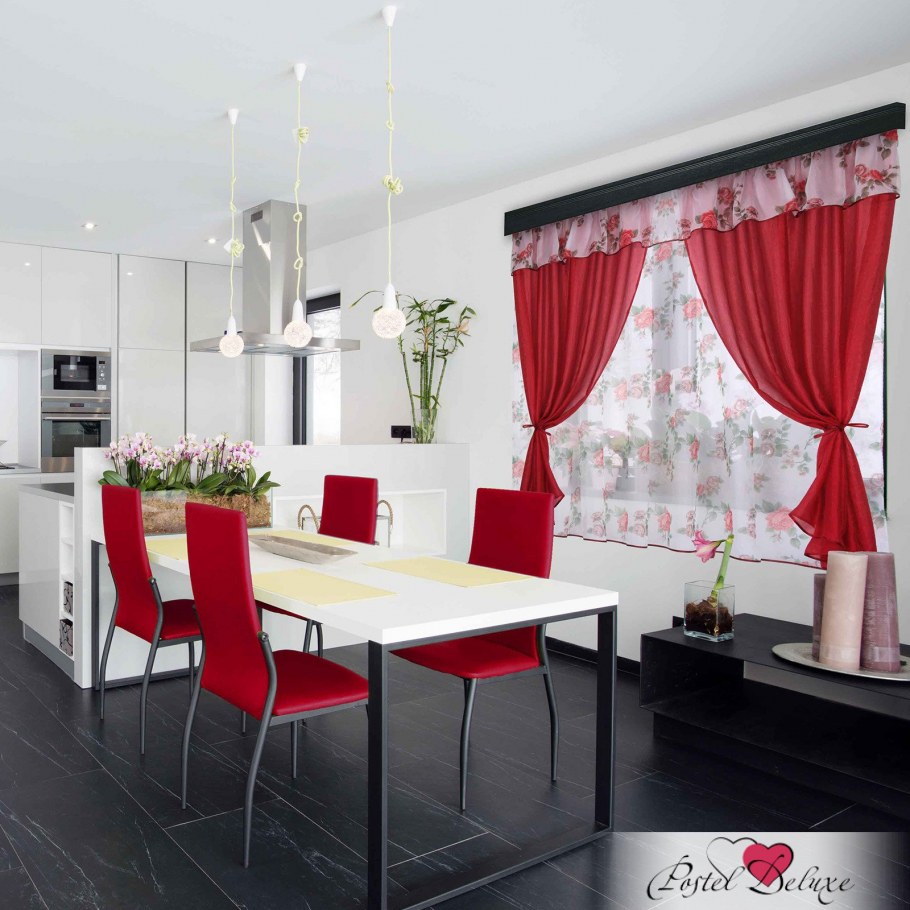 Шторы на кухню в современном стиле