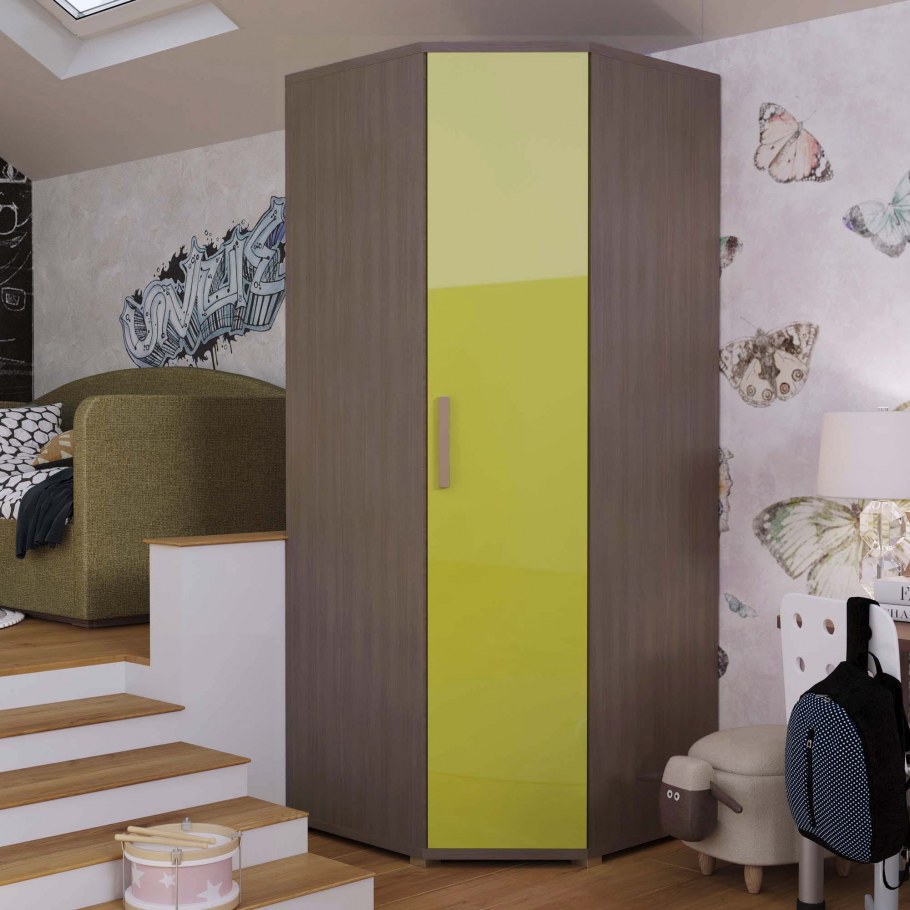 Угловой шкаф Теана лазурит