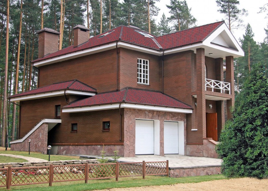 Композитная черепица Luxard Roman мокко