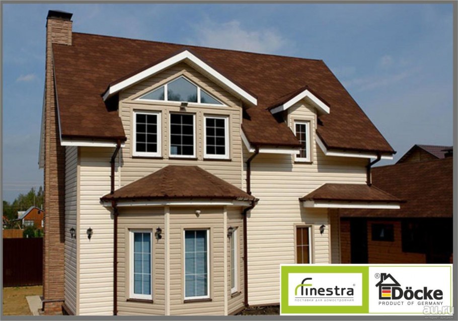 Бежевый фасад