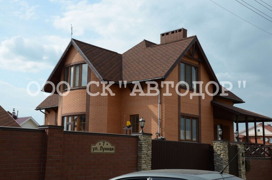 Руфшилд Модерн коричневый с оттенением