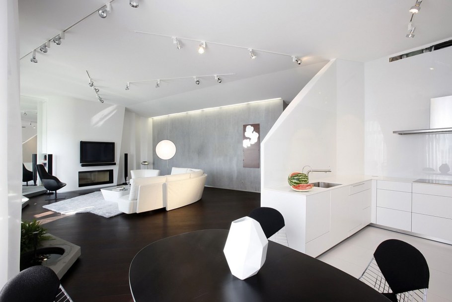 Светлая комната в скандинавском стиле