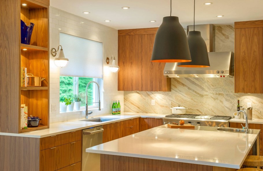 Кухня ниша в студии