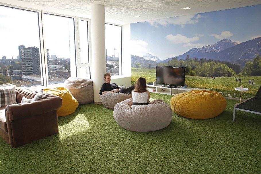 Зона релаксации в офисе