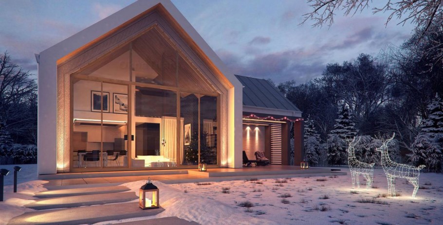 Дом с панорамными окнами