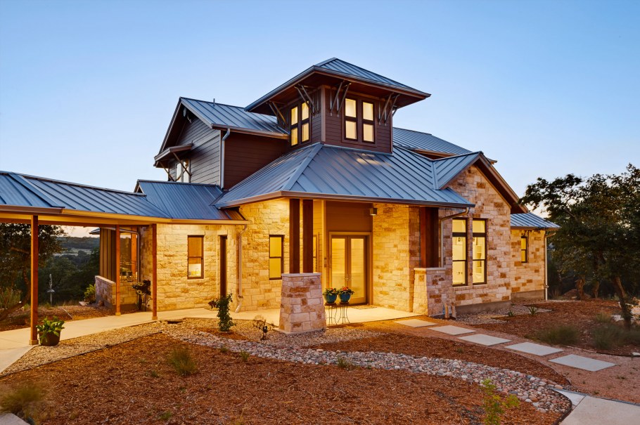 Крыши частных домов