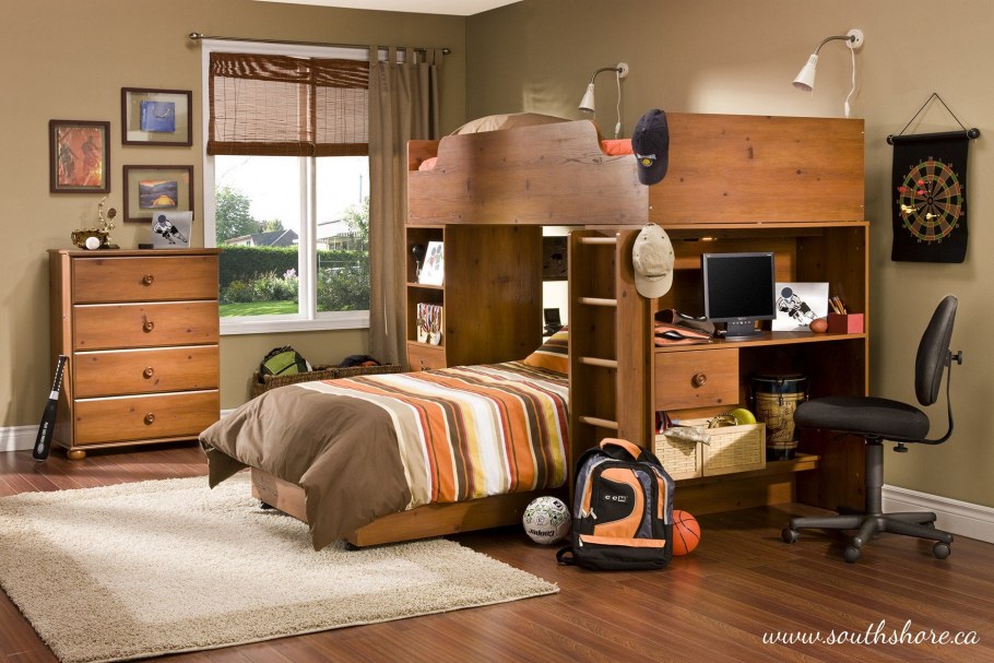 Необычная кровать для подростка