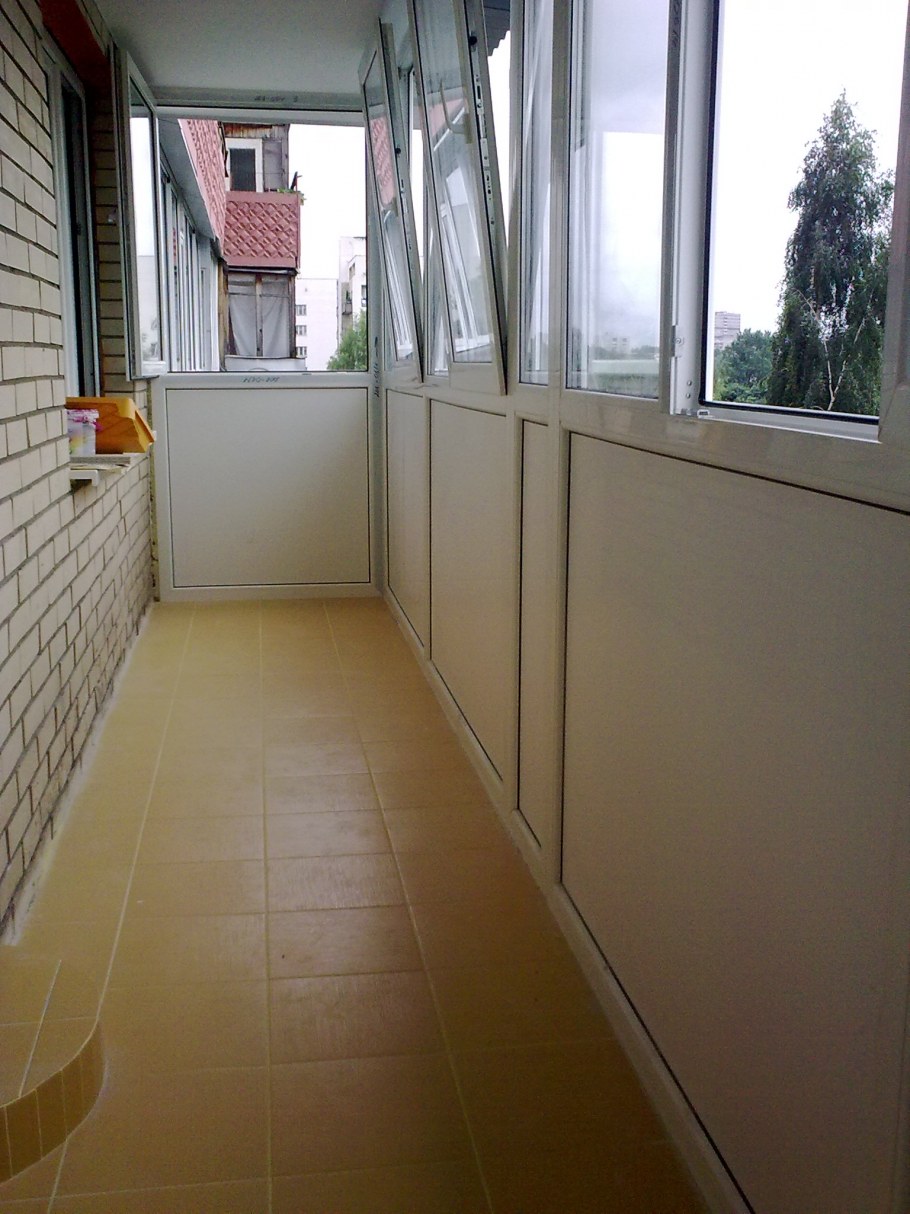 Красивая отделка лоджии