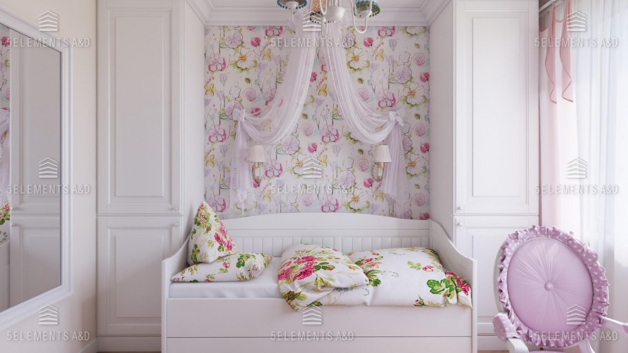 Уютная гостиная в стиле шебби Шик