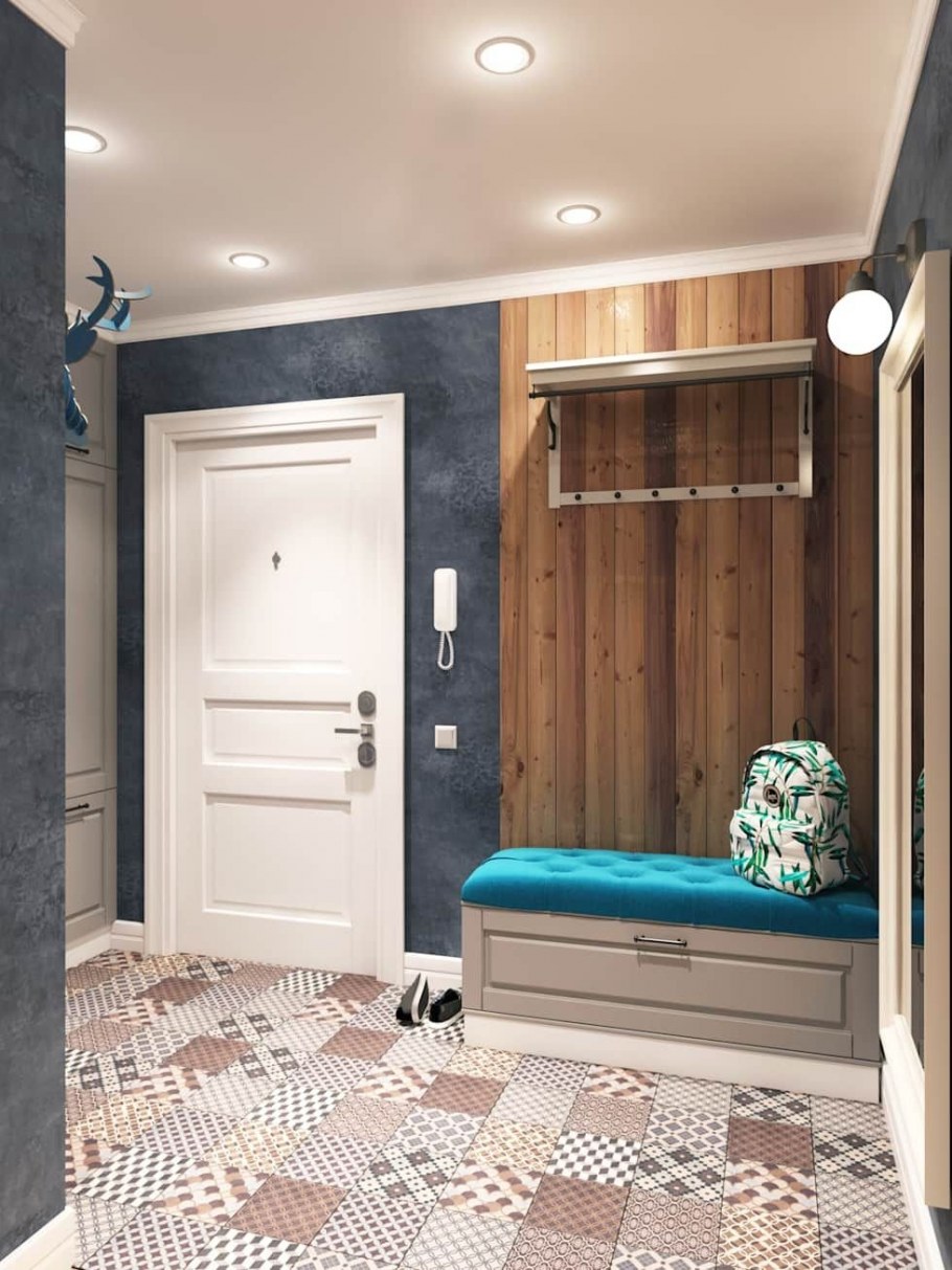 Маленькая квадратная прихожая