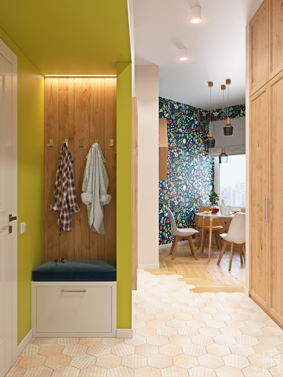 Прихожая в маленькой студии