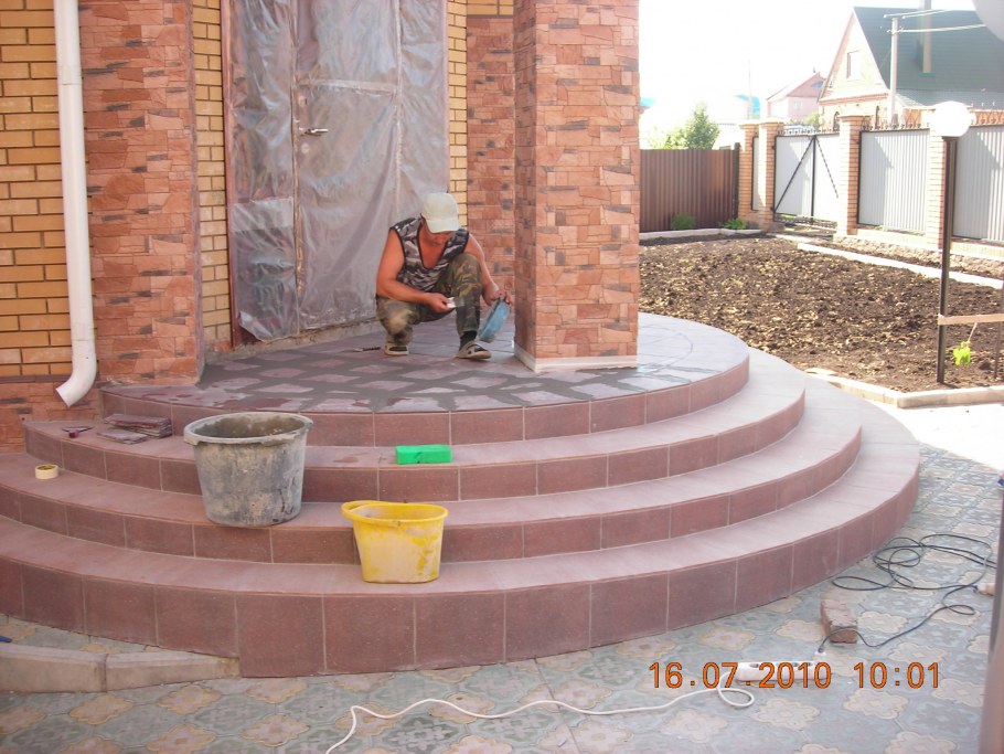 Плитка ступени для крыльца нескользящая морозостойкая