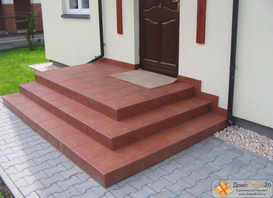 Крыльцо трапецией