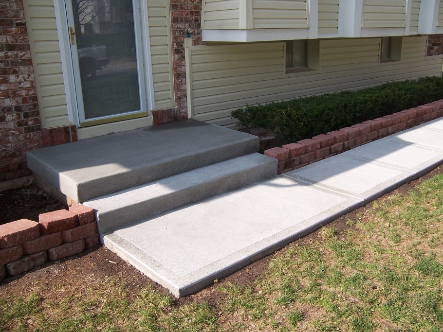Ступеньки для крыльца из бетона