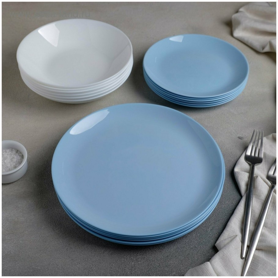 Чайный сервиз 6 персон Бьянка, отводка платина 69160725-0011 Leander