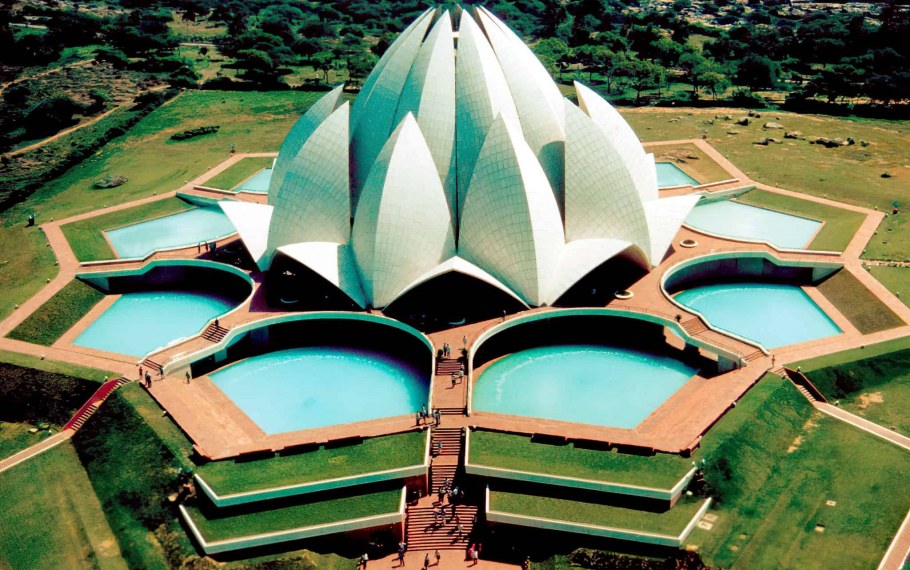 Храм лотоса (Нью-Дели, Индия, Архитектор Фариборз Сахба)