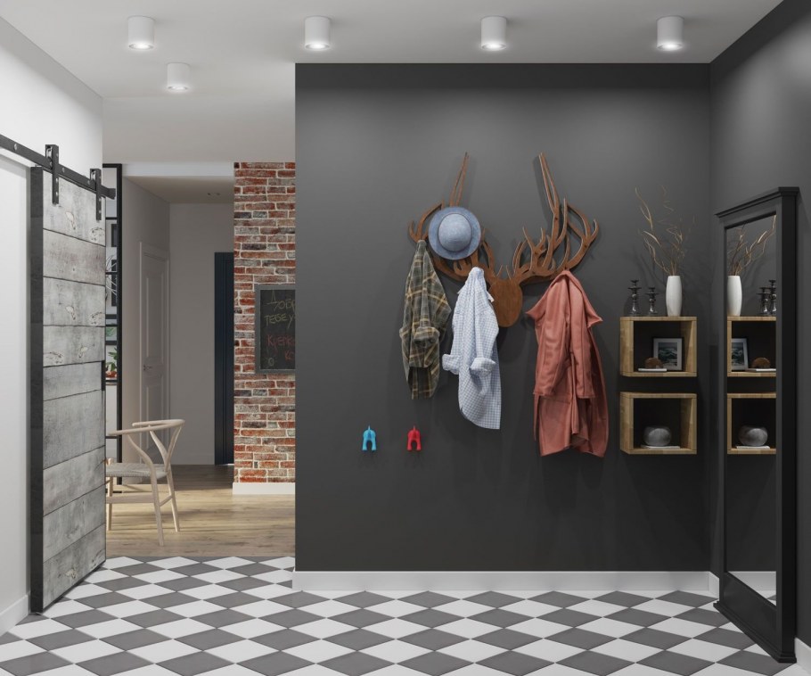 Лофт прихожая 2020