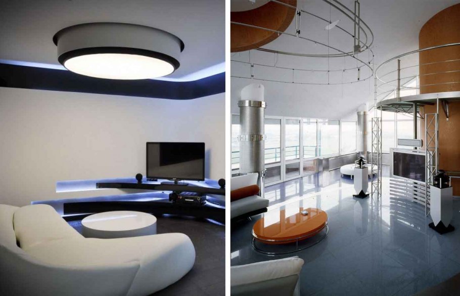 Офис в футуристическом стиле