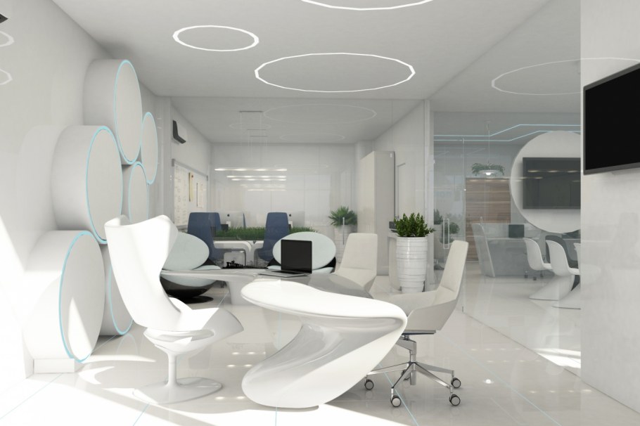 Интерьер в стиле футуризм