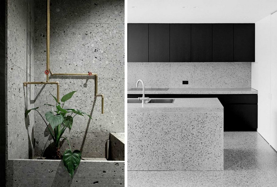 Терраццо в интерьере 2020