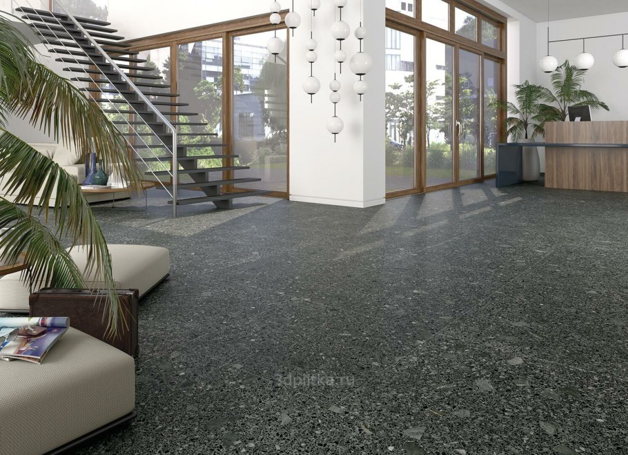 Фартук керамогранит terrazzo