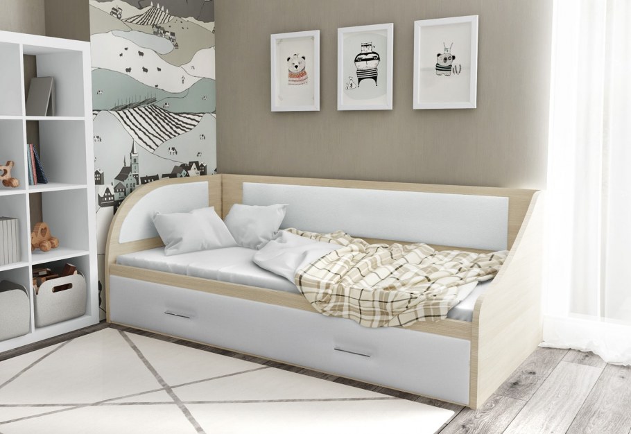 Кровать уно Сонум с подъемным механизмом