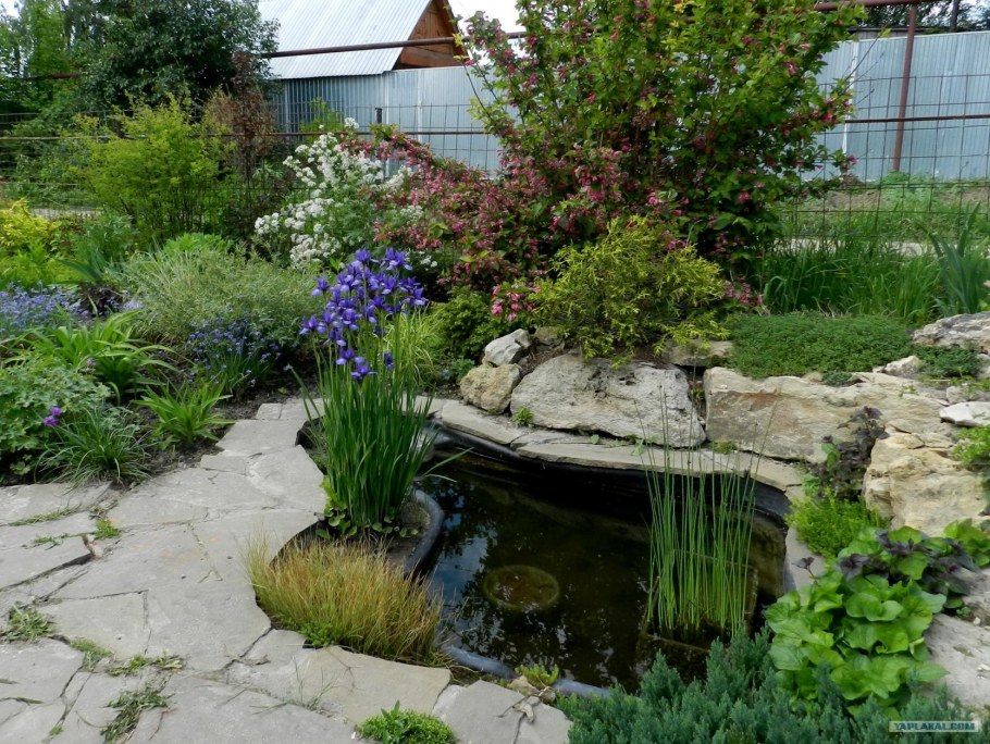 Рокарий с каскадом