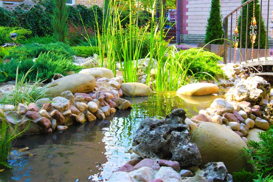 Каскады с мини прудиками