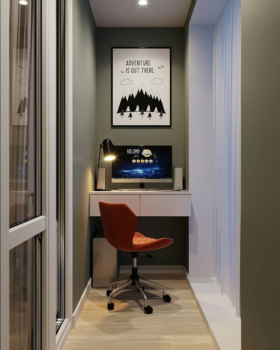 Кабинет на балконе