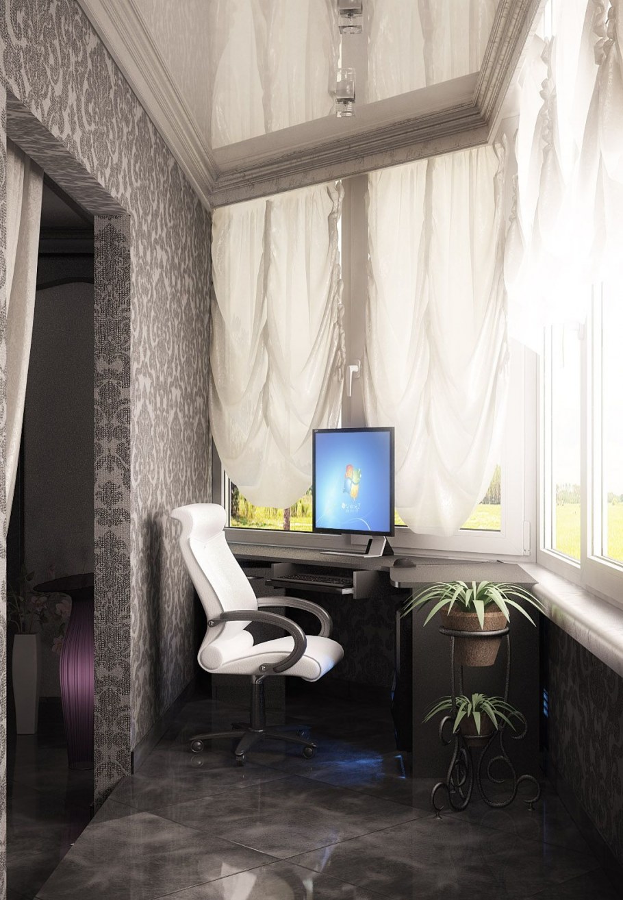 Компьютерные столы на балкон