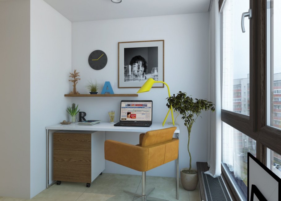 Стол стеллаж на балкон