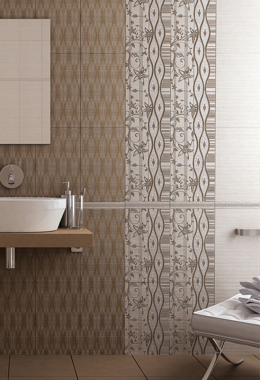 Керамическая плитка Azori Сатти беж