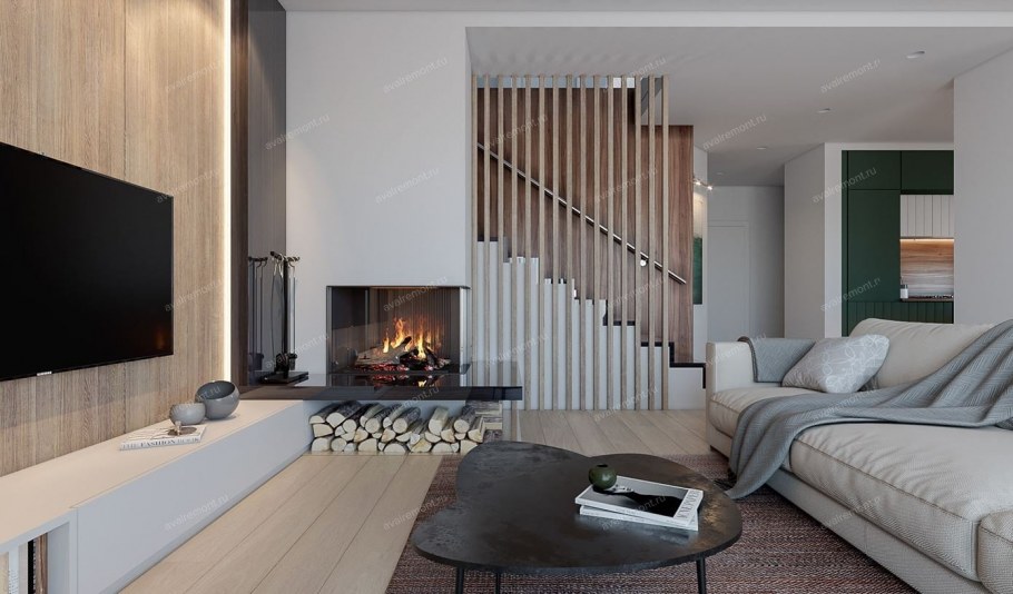 Гостиная в таунхаусе