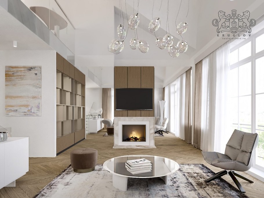 Дизайн-проект таунхауса в современном стиле