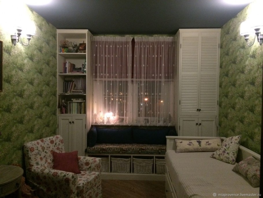 Шкаф-купе комнату для одежды с подсветкой