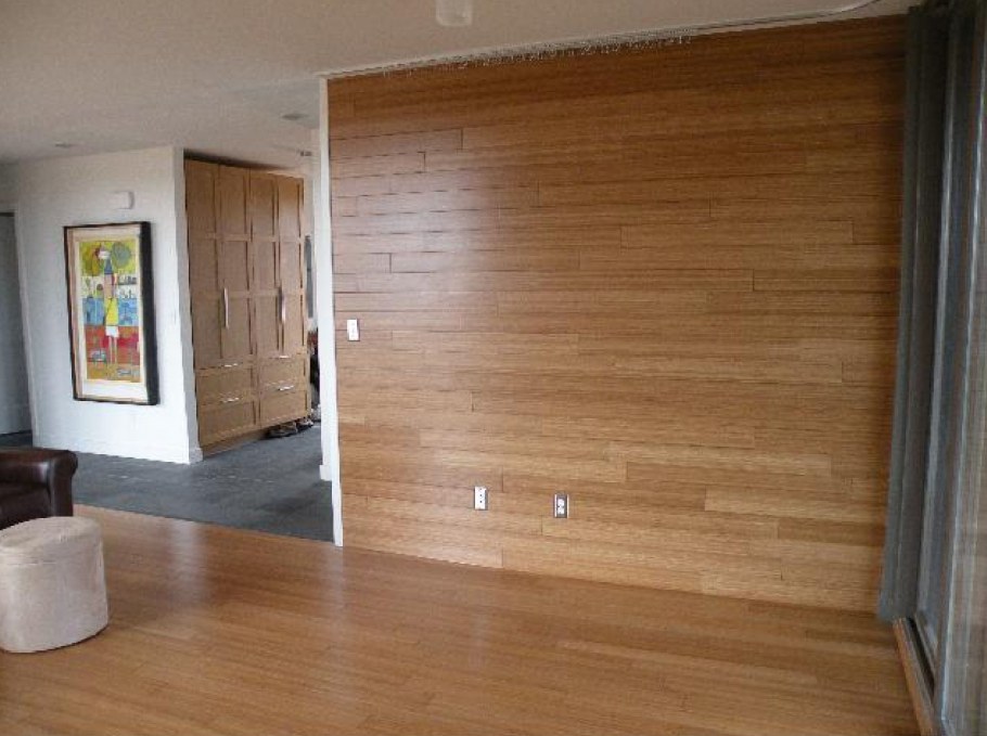 Ламинат на стену