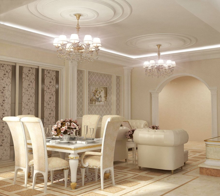 Красивые классические интерьеры