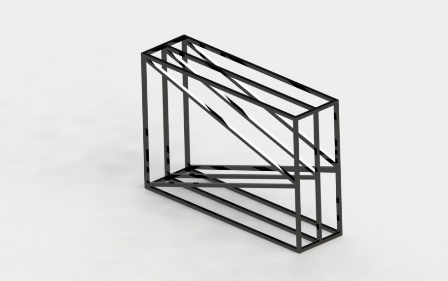 Стеллажи металл дерево Модерн лофт