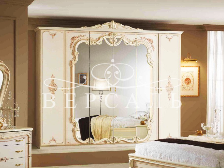 Серый шкаф распашной