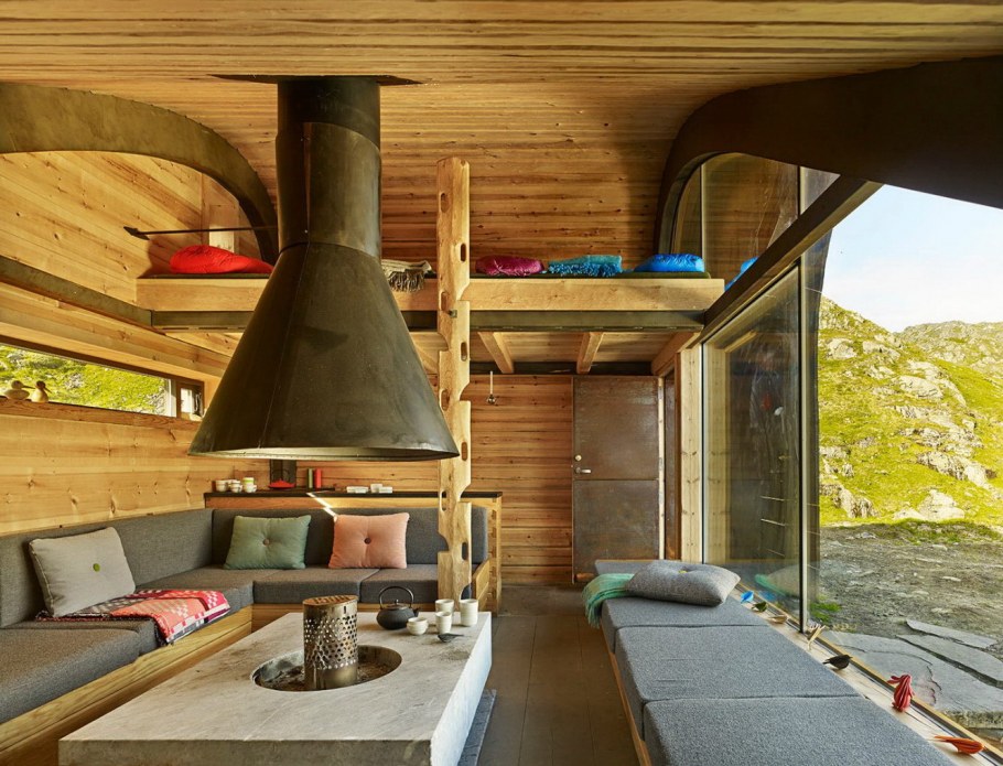 Норвежская дача Хитта интерьер