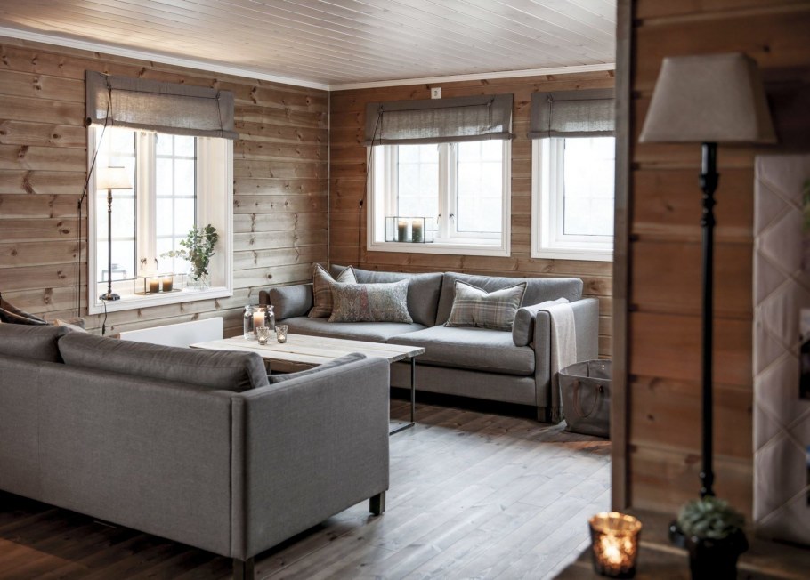 Гостиная в норвежском стиле