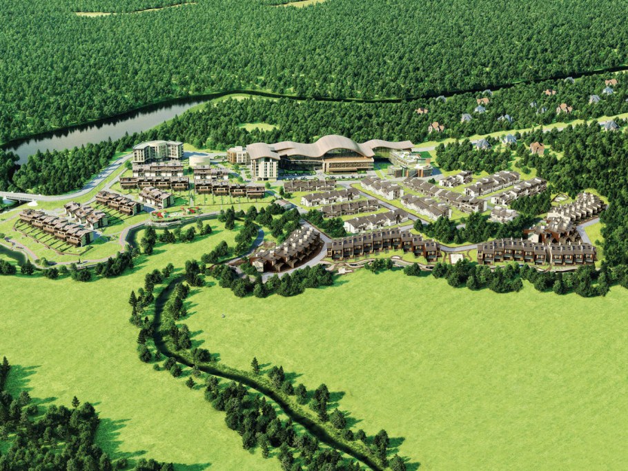 Олимпийские кольца в Новогорске