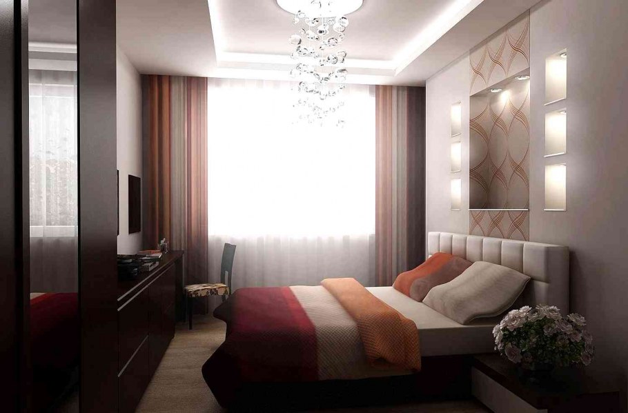 Планировка спальни 11м2 прямоугольная