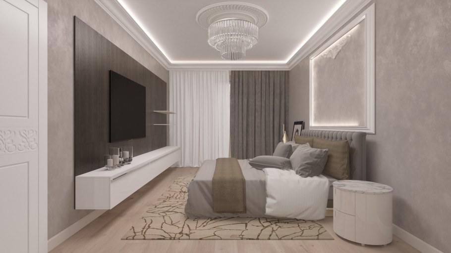 Стены на кухне в кофейных тонах