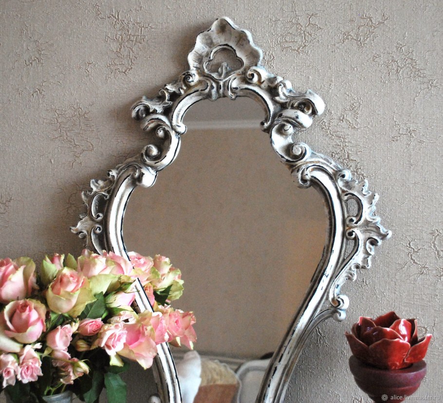 Настольное зеркало Антуанетта Мария 28*41 на ножке