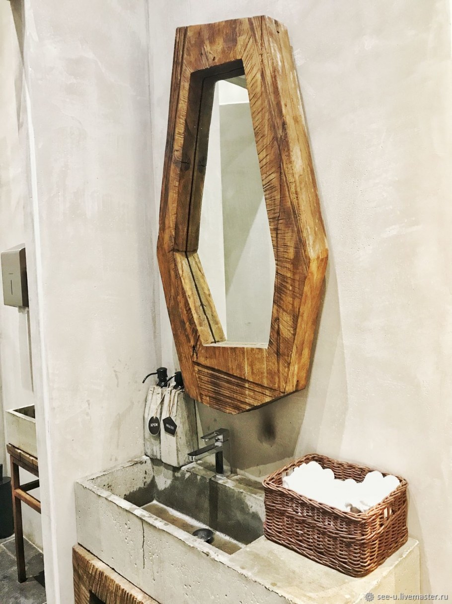 Зеркало лофт 600 (600*700*20мм)