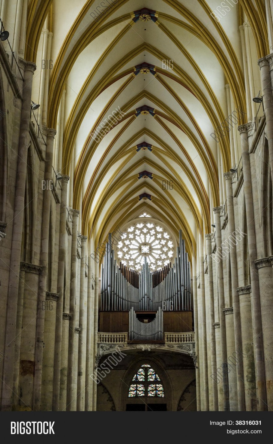 Реймский собор своды