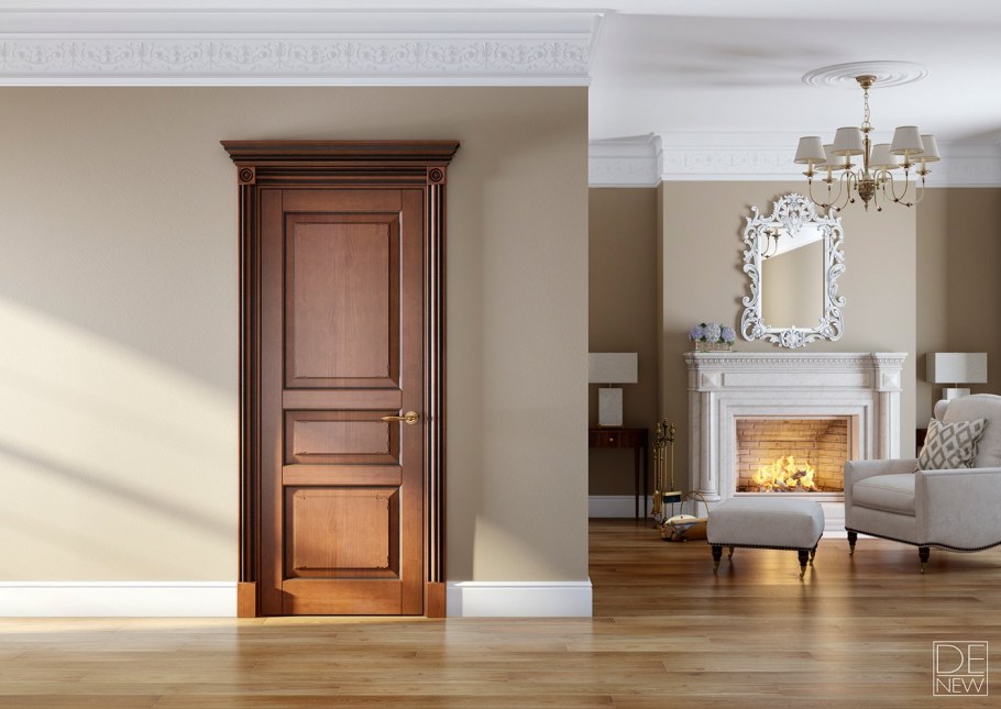 Двери Волховец в интерьере квартиры