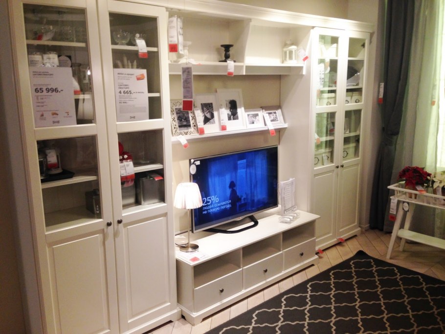 ЛИАТОРП сервант белый икеа