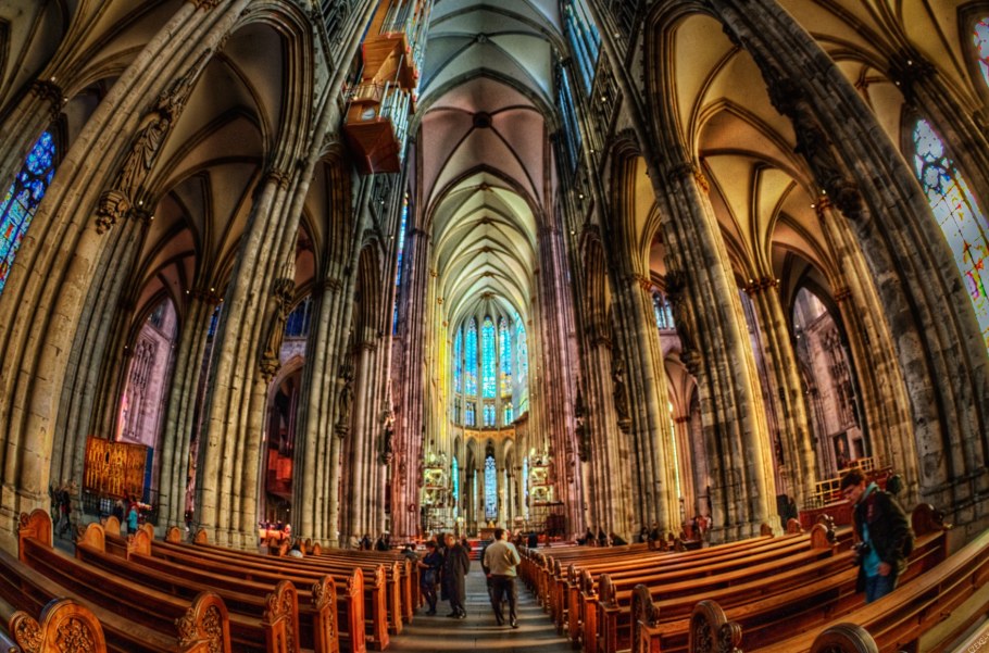 Готический собор в Германии Кельнский